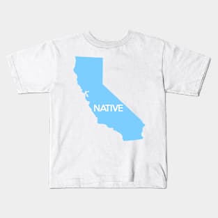 California Native CA Blue Kids T-Shirt